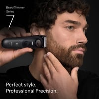 Trimmer pentru barbă fără fir Braun BT7525 Series 7 pentru bărbați, Gri 2