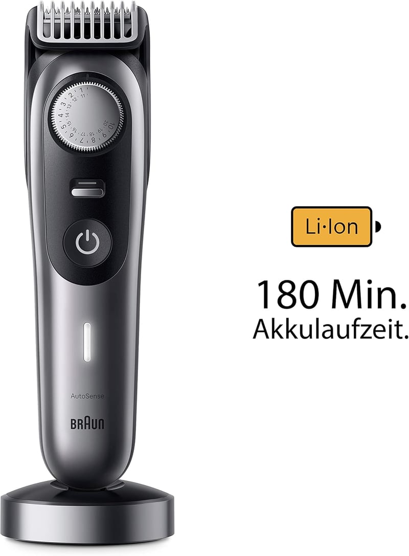 Braun BT9420 Szakmai Szakállvágó 40 Fokozat Vezeték Nélküli Vízálló - +10 beard tools