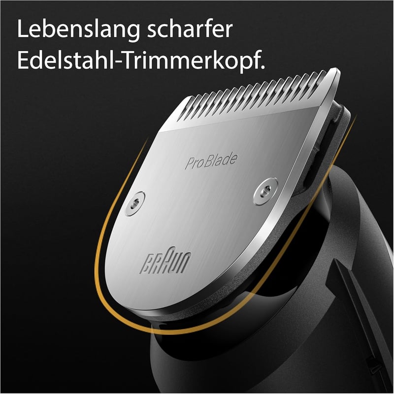 Braun BT9420 Szakmai Szakállvágó 40 Fokozat Vezeték Nélküli Vízálló - +10 beard tools