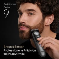 Aparat de tuns barba fără fir Braun BT9440 Series 9 pentru bărbați, crom 2
