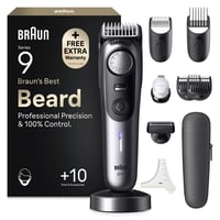 Aparat de tuns barba fără fir Braun BT9440 Series 9 pentru bărbați, crom 1