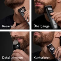 Trimmer pentru barbă fără fir Braun BT9520 Series 9 pentru bărbați, Crom 5