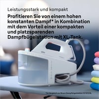 Parný generátor Braun CareStyle 3 IS3132WH so žehliacou plochou FreeGlide 3D — Nádržka na vodu je prasknutá, zariadenie sa zapne, použité (stav: pozri 2. obrázok) 6