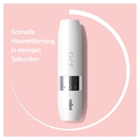 Mini epilator facial Braun FS1000 pentru femei, pentru călătorii, Alb 3