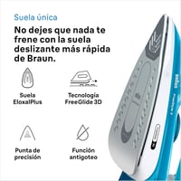 Braun FreeStyle 3 gőzvasaló 3D FreeGlide technológiával, szuperkerámia talppal, 2700W 2