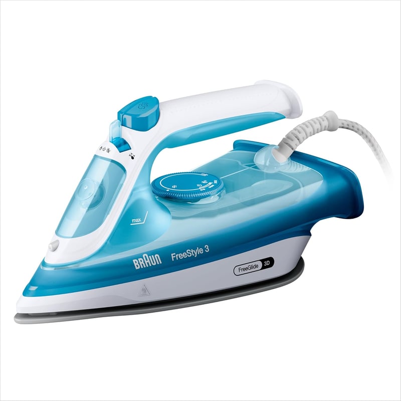 Braun FreeStyle 3 gőzvasaló 3D FreeGlide technológiával, szuperkerámia talppal, 2700W