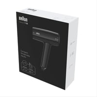 Uscător de păr Braun HD1.5 - Uscător de păr compact de călătorie cu concentrator pentru coafat, 1800W, 3 trepte, Negru, BRHD150E 6
