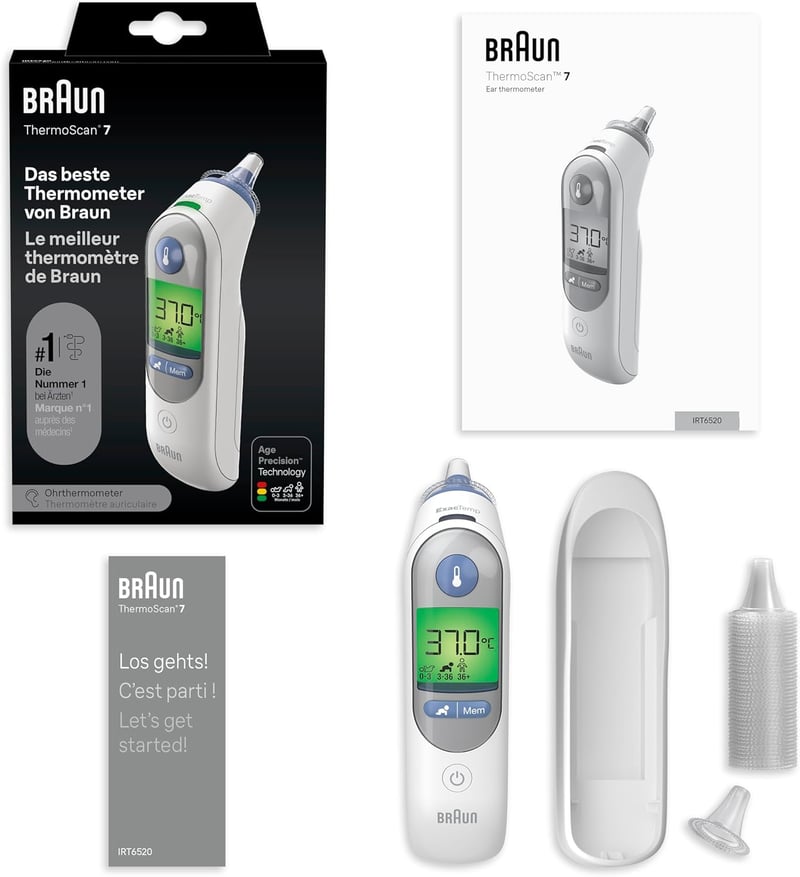 Braun IRT6520 Thermo Scan 7 Infravörös Hőmérő