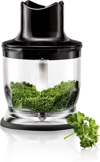 Braun MQ 20 Aprító Fejszett - MultiQuick Kézi Turmixgéphez, 350 ml, Fekete 1