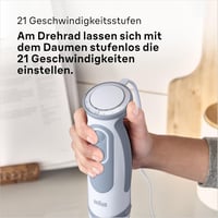 Braun MQ 5235WH MultiQuick 5 Vario 1000W Merülőmixer Rozsdamentes Acél Fehér 4
