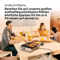 Kontaktný gril Braun MultiGrill 7 CG7040 3 v 1, BBQ a rúra, 2000 W, 230°, veľká grilovacia plocha (12 burgerov), vhodný do umývačky riadu, odkvapkávacia miska na tuk, vnútorný elektrický gril 6