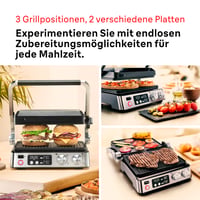 Kontaktný gril Braun MultiGrill 7 CG7040 3 v 1, BBQ a rúra, 2000 W, 230°, veľká grilovacia plocha (12 burgerov), vhodný do umývačky riadu, odkvapkávacia miska na tuk, vnútorný elektrický gril 4