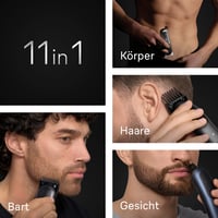 Trimmer All-in-One Braun Multigroom Series 7 AIO7540, 11 în 1 - Albastru 2