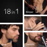 Zastrihávač Braun Multigroom All-in-One Series 7 AIO7585 18 v 1, sivý 3
