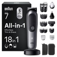 Zastrihávač Braun Multigroom All-in-One Series 7 AIO7585 18 v 1, sivý 1