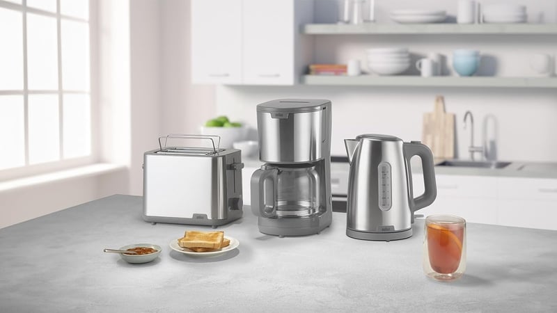 Braun PurShine HT1510GY 2 szeletes kenyérpirító 8 fokozat szürke