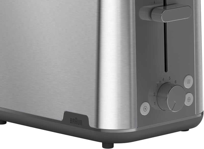 Braun PurShine HT1510GY 2 szeletes kenyérpirító 8 fokozat szürke