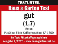 Braun PurShine KF1505 filteres kávéfőző, 1,2 L termoszkancsóval - fekete 8