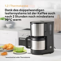 Braun PurShine KF1505 filteres kávéfőző, 1,2 L termoszkancsóval - fekete 4