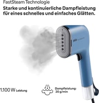 Braun QuickStyle 3 GS3024BL Kompakt Gőzölő 1100W Gyors Felmelegítés 22g/min Kék 2