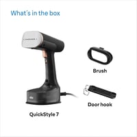 Braun QuickStyle 7 GS7077BK gőzölő, 35g/perc gőzteljesítmény, 250ml tartály, 35mp felmelegítés 7