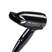 Uscător de păr de călătorie Braun Satin Hair 1 HD 130 - pliabil, 1200W, cu duză de coafare 4