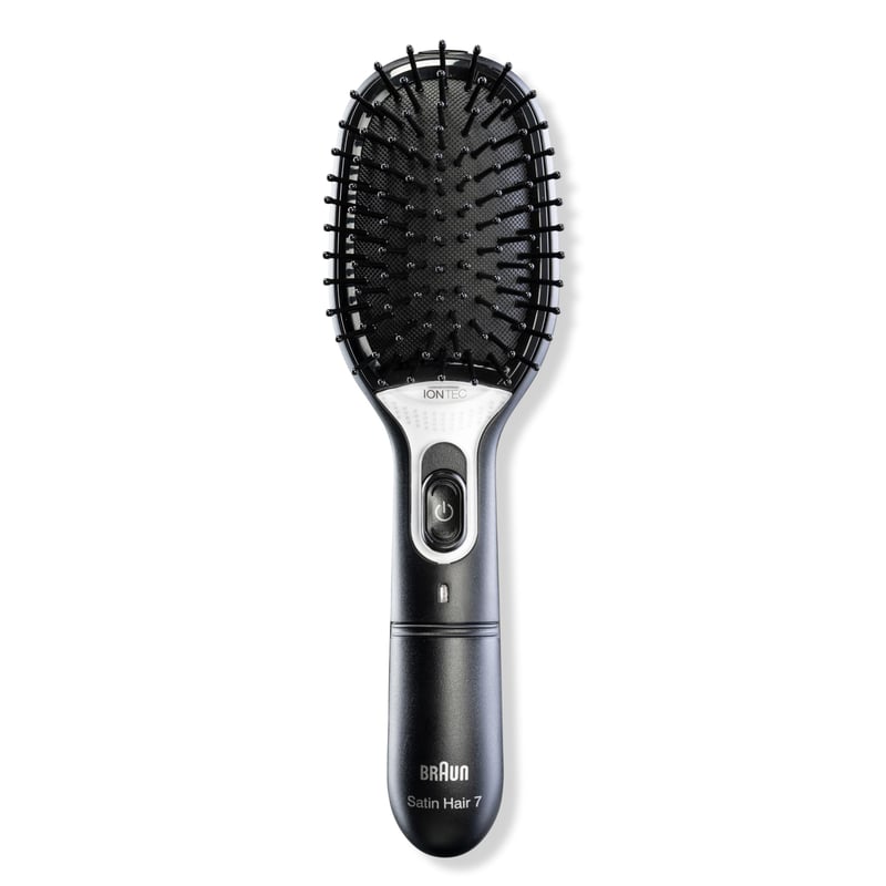 Perie de păr electrică cu ioni Braun Satin Hair 7 BR710 - Cu tehnologie ionică pentru un păr strălucitor, negru