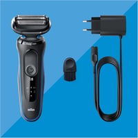 Aparat de ras electric pentru bărbați Braun Series 5 51-B1000s, Albastru 7