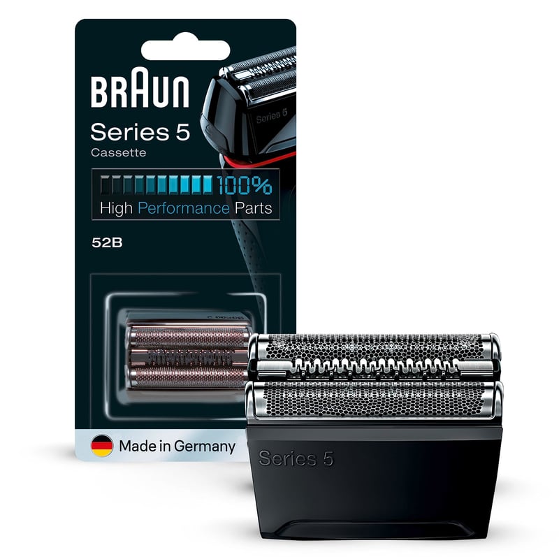 Cap de schimb pentru aparatul de ras electric Braun Series 5 52B, negru