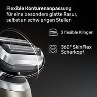 Braun Series 7 elektromos borotva 60 perces akkumulátor 4in1 SmartCare állomás vízálló 3
