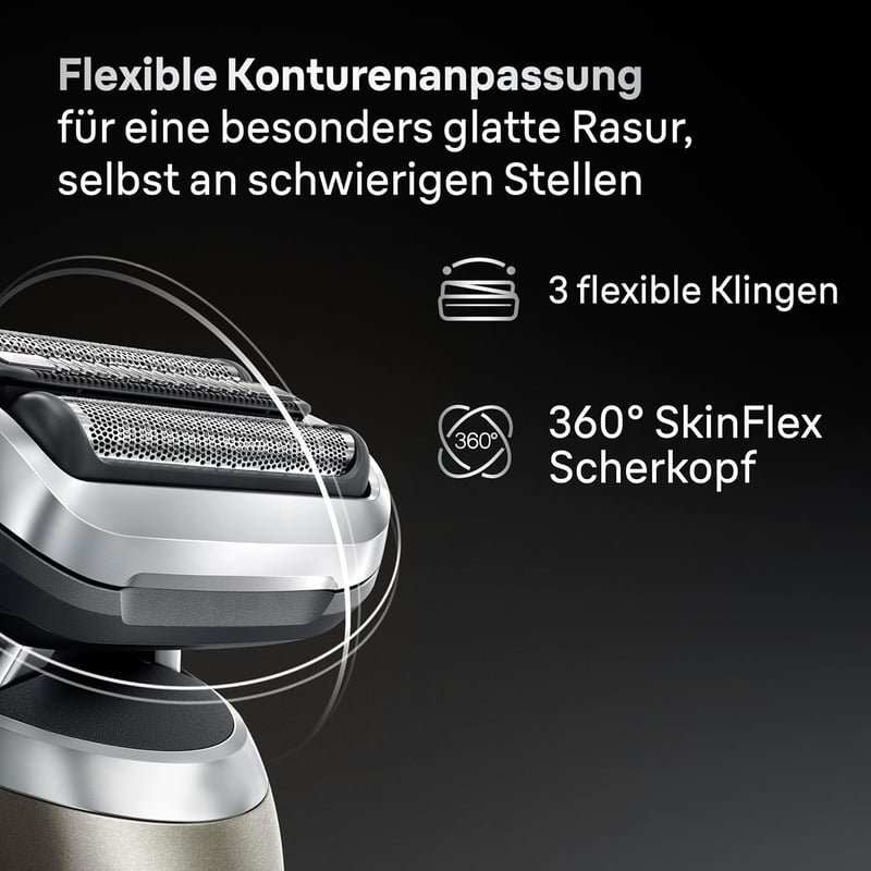 Braun Series 7 elektromos borotva 60 perces akkumulátor 4in1 SmartCare állomás vízálló