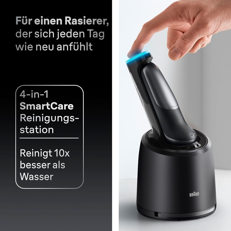 Braun Series 7 elektromos borotva 60 perces akkumulátor 4in1 SmartCare állomás vízálló