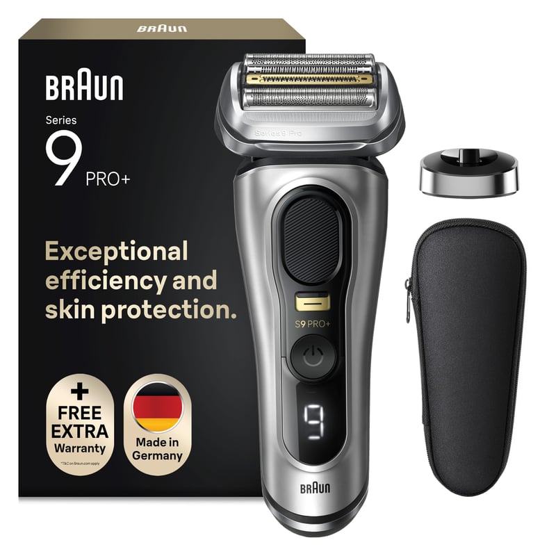 Aparat de ras electric pentru bărbați Braun Series 9 Pro+ 9517s - Argintiu, Bărbierit de precizie