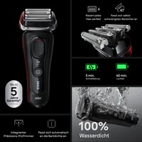 Aparat de ras electric pentru bărbați Braun Series 9 Sport 9100si, Negru, Utilizare umedă și uscată 4