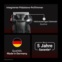Aparat de ras electric pentru bărbați Braun Series 9 Sport 9100si, Negru, Utilizare umedă și uscată 7