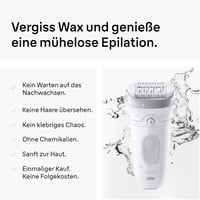 Braun Silk-épil 7 epilator za žene 7-011 srebrni - široka glava, za suhu i mokru upotrebu, vodootporan, dugotrajno glatka koža 5