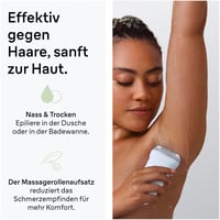 Braun Silk-épil 7 epilator za žene 7-011 srebrni - široka glava, za suhu i mokru upotrebu, vodootporan, dugotrajno glatka koža 4