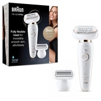 Braun Silk-épil 9-006 Epilátor Flexibilis Fejjel, 5 Fej, Fehér/Arany 1