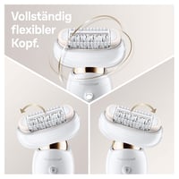 Braun Silk-épil 9-006 Epilátor Flexibilis Fejjel, 5 Fej, Fehér/Arany 3