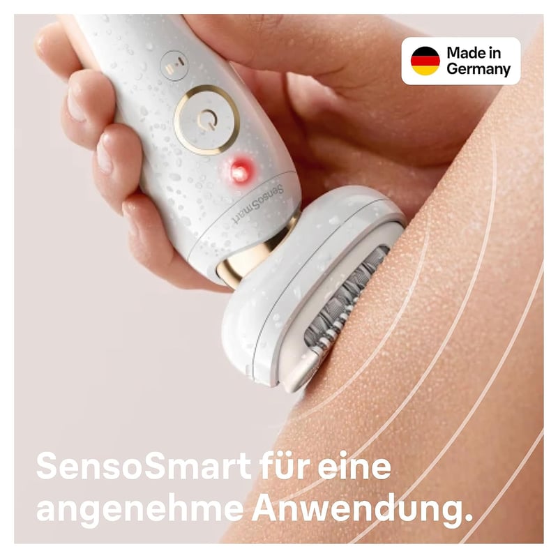 Braun Silk-épil 9-006 Epilátor Flexibilis Fejjel, 5 Fej, Fehér/Arany