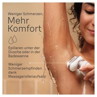 Epilator Braun Silk-épil 9 Flex 9-030 3D pentru femei, epilare de lungă durată, aparat de ras pentru femei, cu cap de ras și trimmer, alb/auriu roz 5