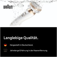Epilator Braun Silk-épil 9 Flex pentru femei, aparat de ras, 9-041 3D, culoare auriu, cap flexibil, aparat de epilat 7
