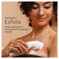 Braun Silk-Épil 9 Flex SkinSpa 9-681 3D elektromos epilátor, 360°-os fej, Wet & Dry - fehér/arany 3