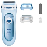 Aparat de ras electric pentru femei Braun Silk-épil Lady Shaver LS5160 3 în 1, cu sistem de tuns și exfoliere, fără fir, albastru 7