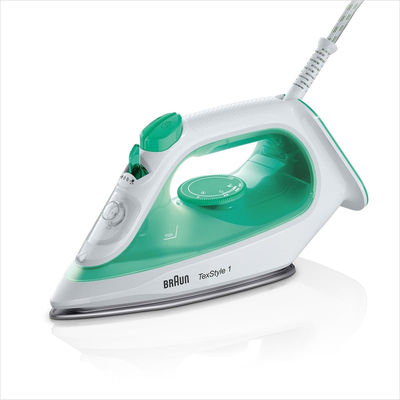 Braun TexStyle 1 gőzölős vasaló 2000W SuperCeramic talppal zöld