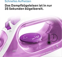 Braun TexStyle 3 SI 3030 PU gőzölős vasaló 2300W, FreeGlide 3D talppal, lila 5