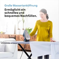 Braun TexStyle 7 Pro gőzvasaló 3000W Freeglide 3D talppal kék 6