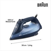 Braun TexStyle 7 Pro gőzvasaló 3000W Freeglide 3D talppal kék 3