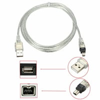 BRAVECOW USB-Firewire IEEE 1394 kábel 1,5m Mini DV kamerához 8