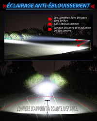 BraveWAY 22 Inch LED Munkalámpás Rámpa 80W 240000LM ECE Traktor 4x4 4